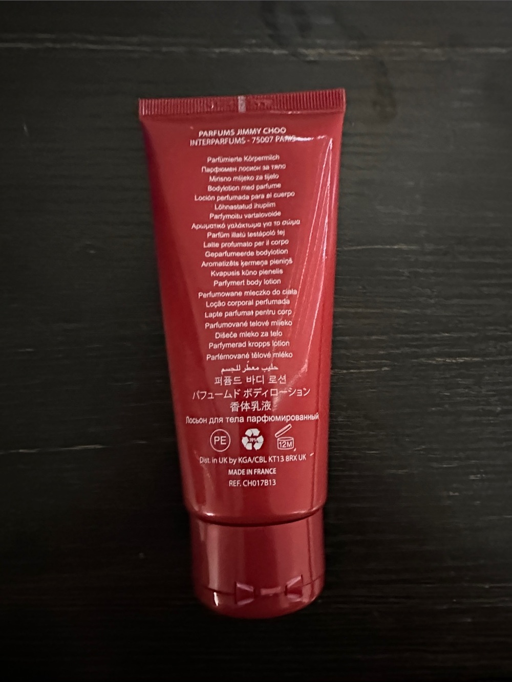 Jimmy Choo Red I Want Choo Perfumed Body Lotion Tube - Picture 2 of 2